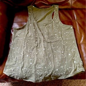 Racer Back Constellation Tank